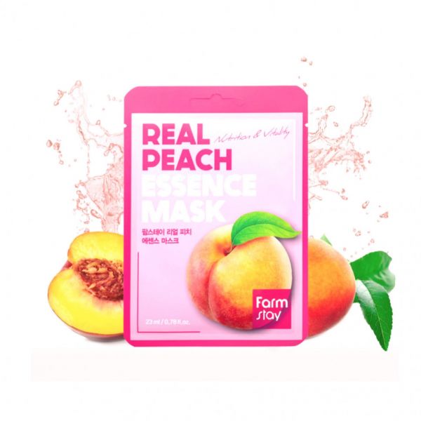 Real Peach Essence Mask FarmStay